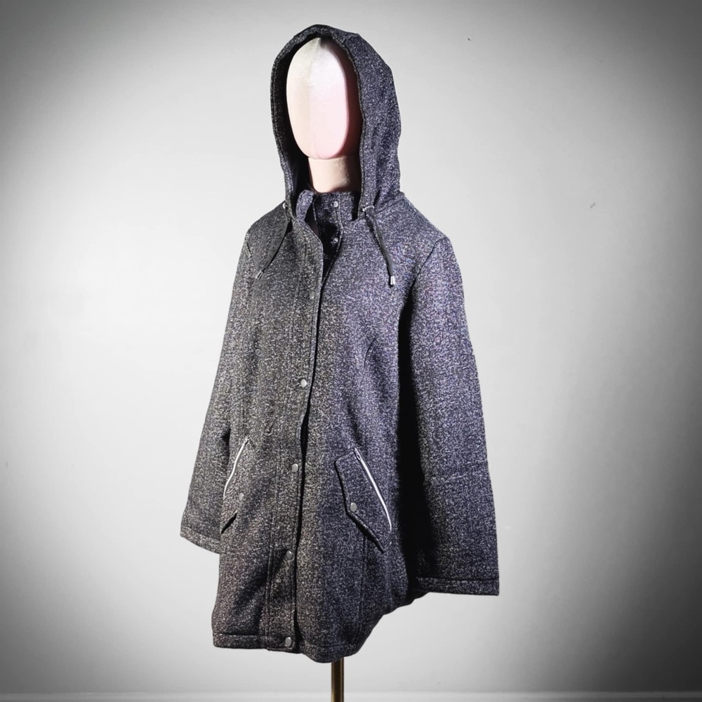 NWT AVENUE - SIDE SLIT HOODED WALKER COAT sz 18/20